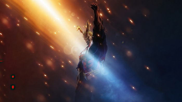 All Might from My Hero Academia in 4K