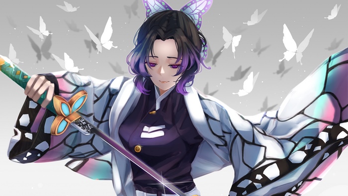Shinobu Kocho from Kimetsu no Yaiba 4K