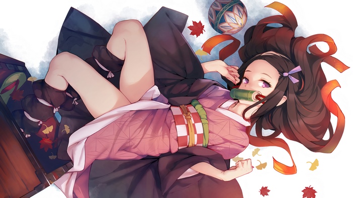 Nezuko, Kamado, Kimetsu no Yaiba, 4K