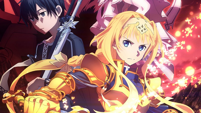 Alice and Kirito from Sword Art Online Alicization 4K
