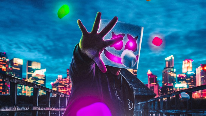 Marshmello, DJ, Digital Art, 4K