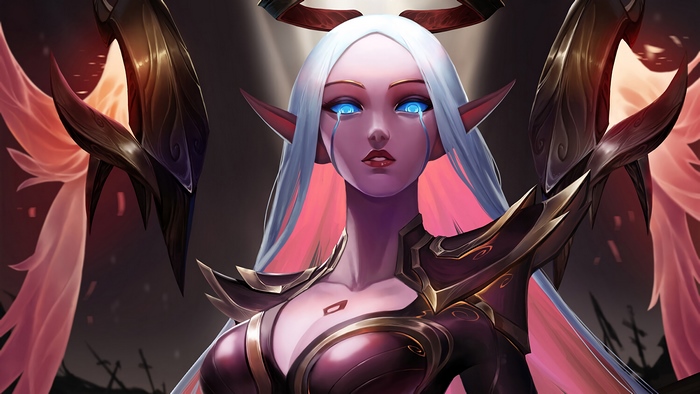 Nightbringer Soraka from LoL 4K