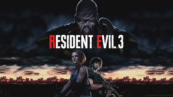 Resident Evil 3 Remake Jill and Carlos with Nemesis 4K