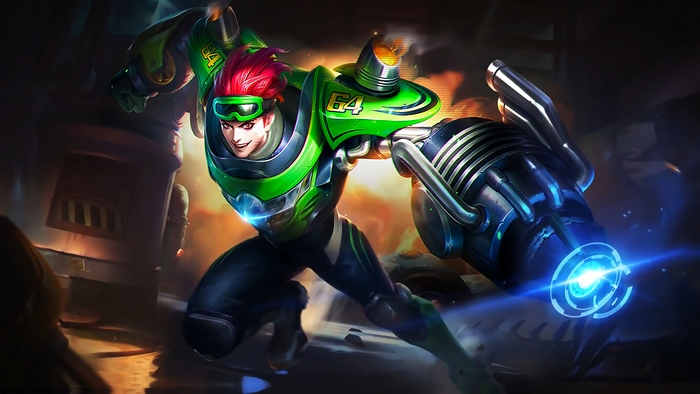 X.Borg, Moto Drifter, Skin, Mobile Legends, 4K
