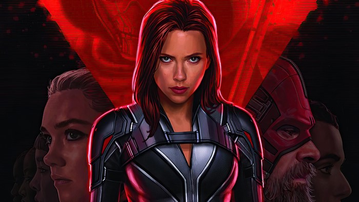 Black Widow 4K Movie Poster