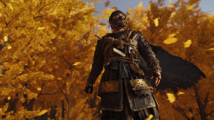 Jin Sakai from Ghost of Tsushima in 4K