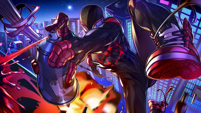 Miles Morales, Spider-Man Into the Spider-Verse, 4K