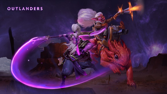 Void Spirit and Snapfire from Dota 2 Outlanders 4K