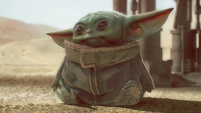 Grogu from The Mandalorian 4K