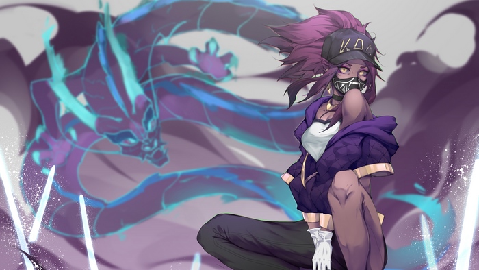 K/DA, Akali, LoL, 4K