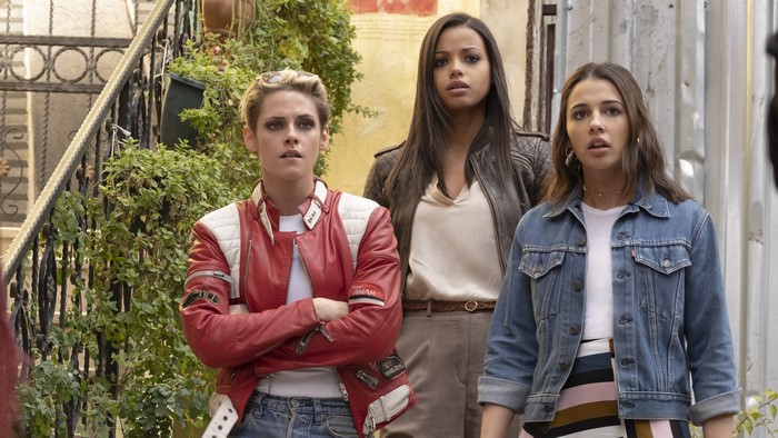 Kristen Stewart, Ella Balinska, and Naomi Scott in Charlie's Angels