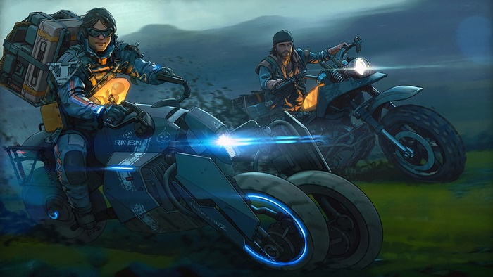 Death Stranding, Motorcycle, Days Gone, 4K