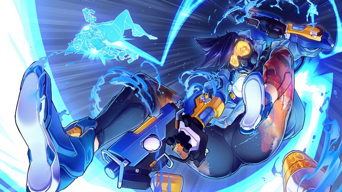 Tracer from Overwatch 4K