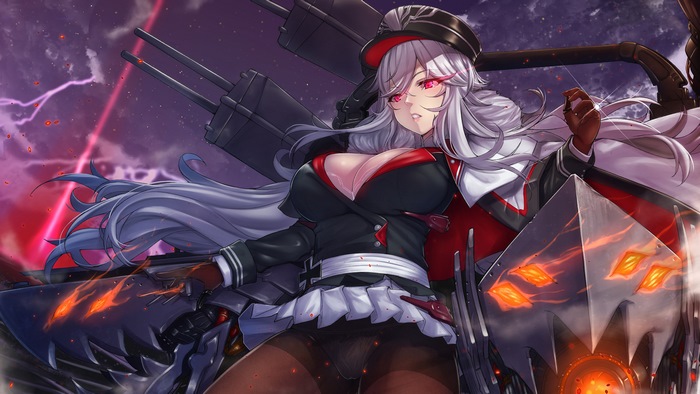Graf Zeppelin from Azur Lane 4K