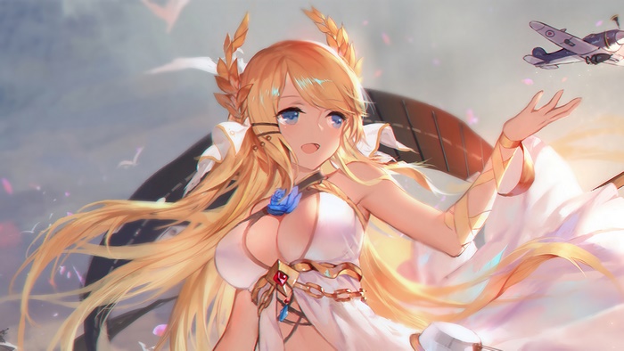 Azur Lane, Victorious, Anime Girl, 4K