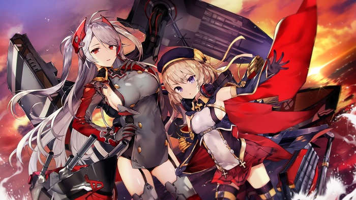 Azur Lane, Prinz Eugen, Anime Girls, 4K