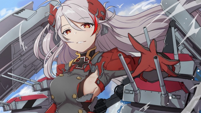 Azur Lane, Prinz Eugen, Anime Girl, 4K