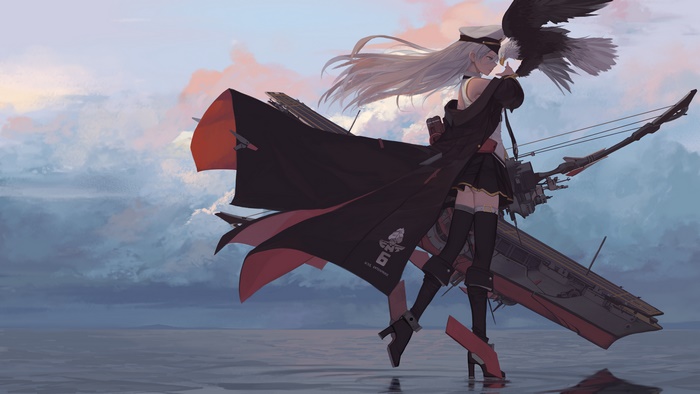 Azur Lane, Enterprise, Anime Girl, 4K