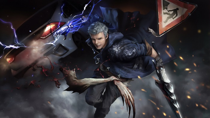 Nero from Devil May Cry 5 in 4K
