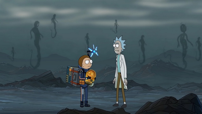 Rick and Morty from Death Stranding 4K