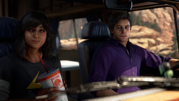 Kamala Khan and Bruce Banner from Marvel's Avengers 4K