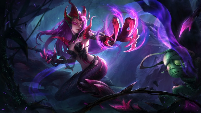 Zyra and Amumu from League of Legends 4K