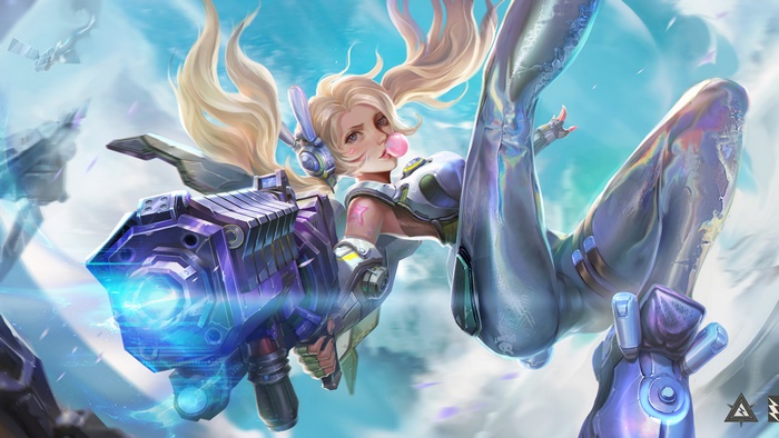 Sci-Fi Girl with Gun 4K