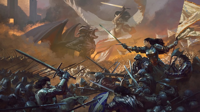 Epic, Army, Fantasy, Battle, 4K