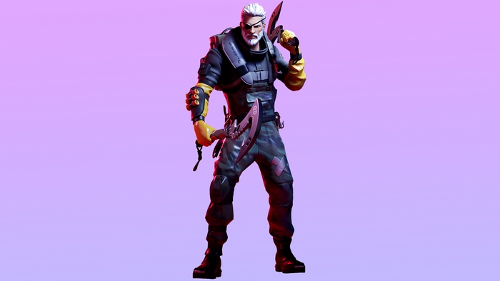 Turk (Fortnite) holding axes
