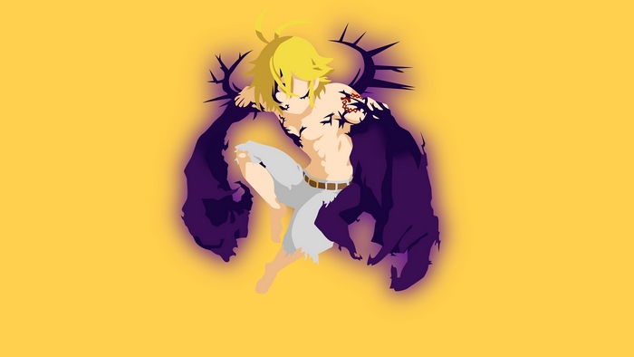 Meliodas from The Seven Deadly Sins with Demon Mark 4K