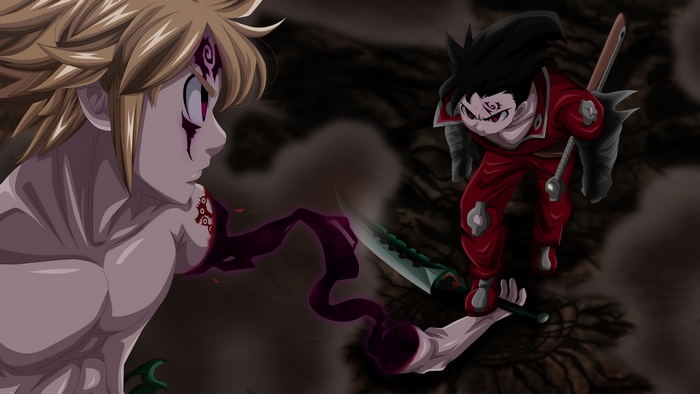 Meliodas from The Seven Deadly Sins vs. Goku