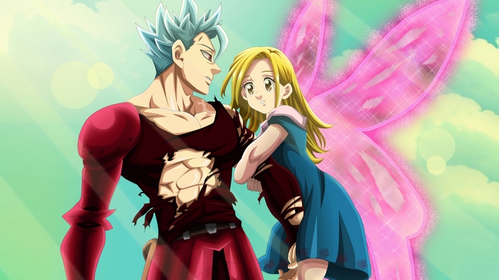 Ban and Elaine from The Seven Deadly Sins