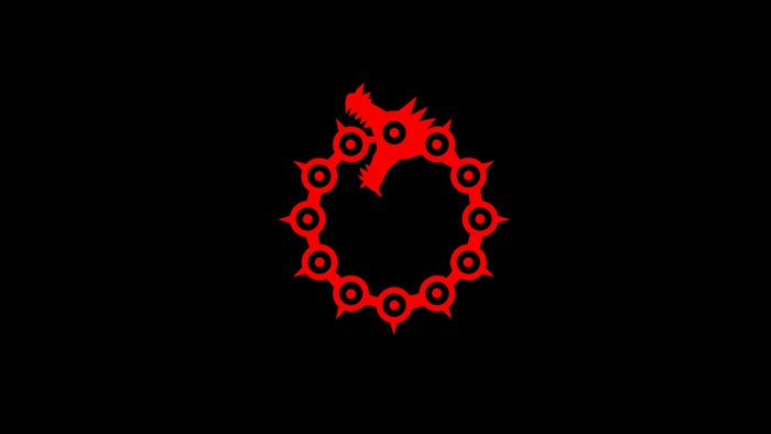 Dragon Sin of Wrath Logo from Nanatsu no Taizai 4K