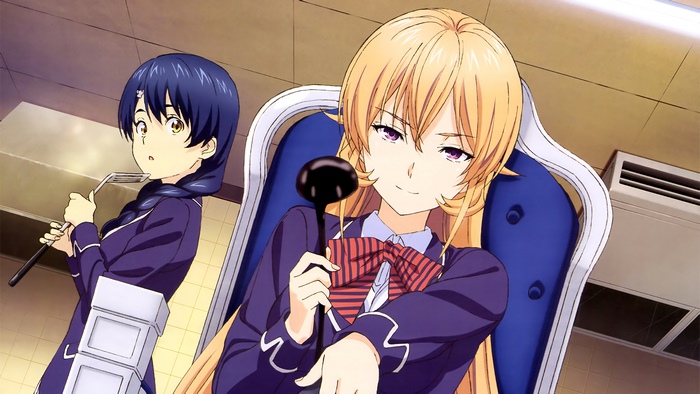 Erina Nakiri and Megumi Tadokoro from Food Wars! 4K