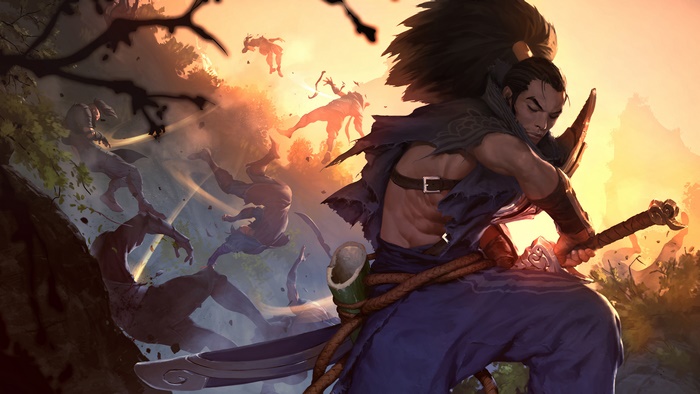 Yasuo from Legends of Runeterra in 4K