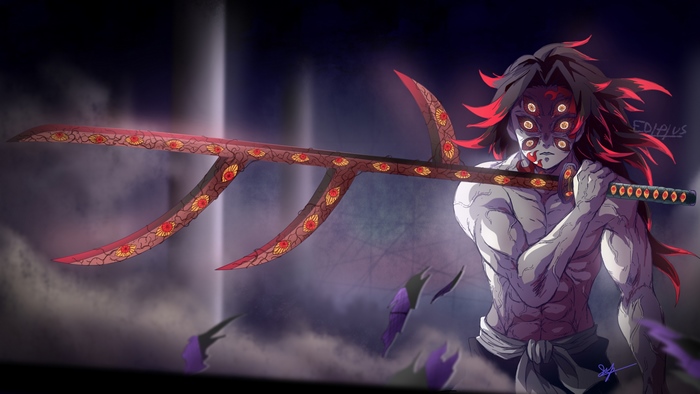 Kokushibo, Sword, Upper Moon One, Kimetsu no Yaiba, 4K