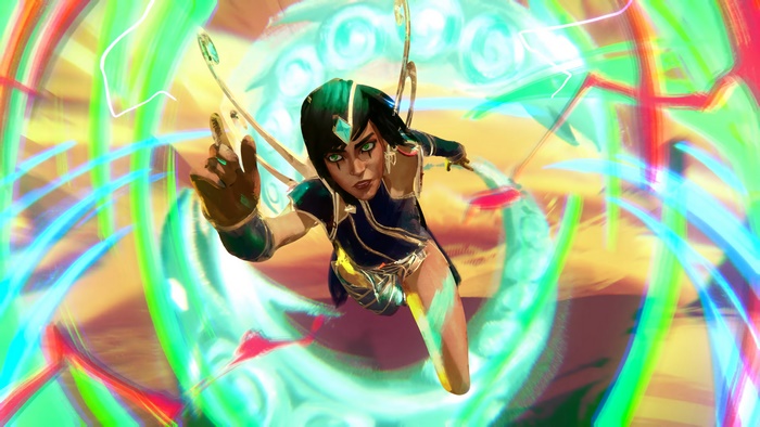 Karma from League of Legends, Phoenix skin, Worlds 2019, 4K