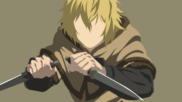 Thorfinn from Vinland Saga Minimalist 4K