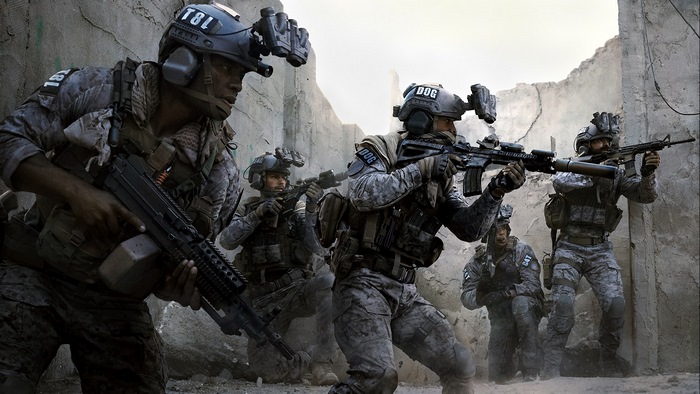 Call of Duty Modern Warfare, Soldiers, 4K