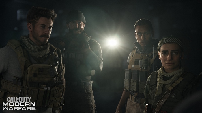 Characters from Call of Duty Modern Warfare 4K