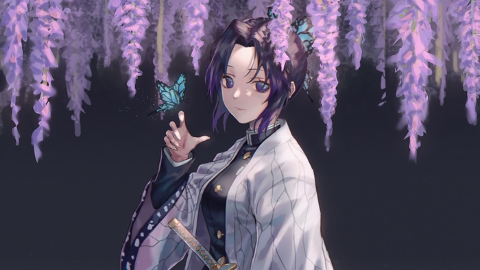 Shinobu Kocho Butterfly Demon Slayer 4K