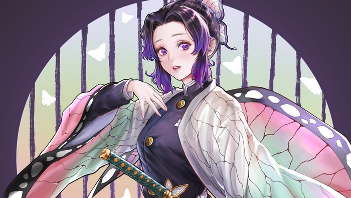 Shinobu Kocho, Kimetsu no Yaiba, 4K