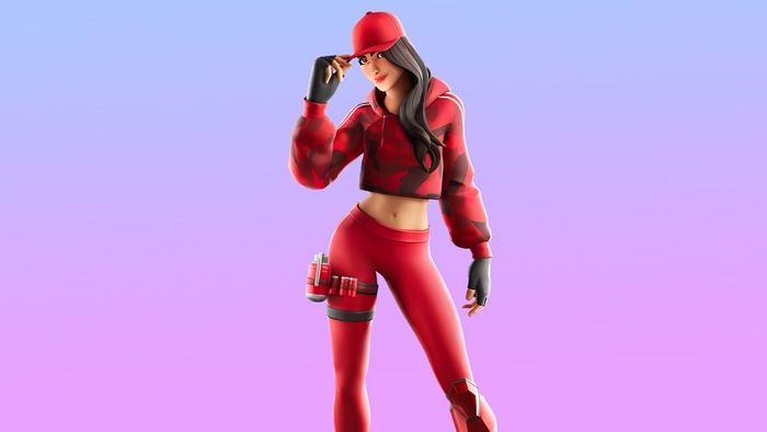Fortnite, Ruby, [Skin], [Outfit], 4K