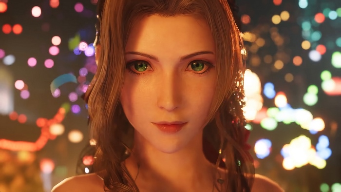 Aerith Gainsborough from Final Fantasy 7 Remake 4K