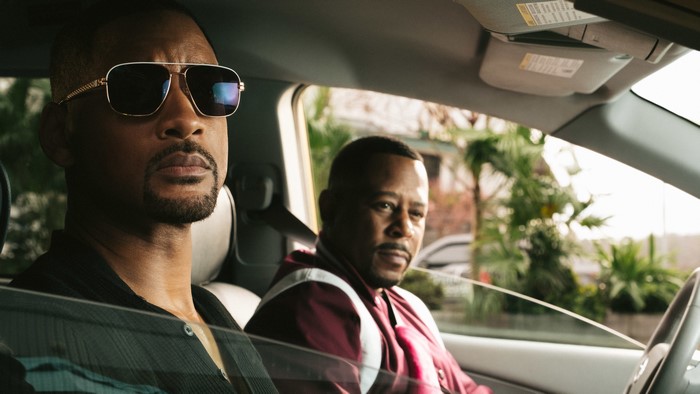 Will Smith and Martin Lawrence in a car