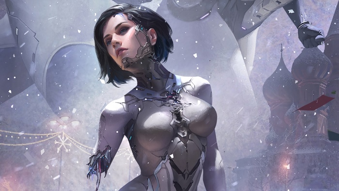 Alita Battle Angel, 2019, Art, 4K