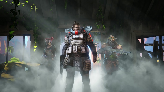 Gibraltar, Lifeline, and Bloodhound from Apex Legends in 4K