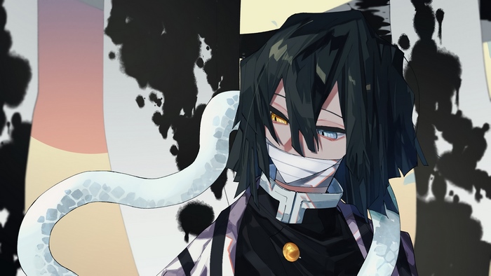 Obanai Iguro from Kimetsu no Yaiba 4K