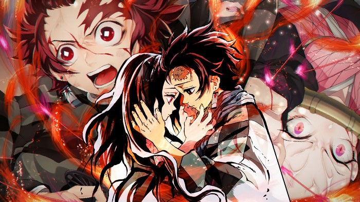 Tanjiro and Nezuko from Kimetsu no Yaiba 4K