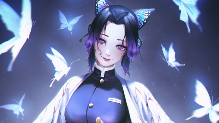 Shinobu Kocho from Kimetsu no Yaiba 4K